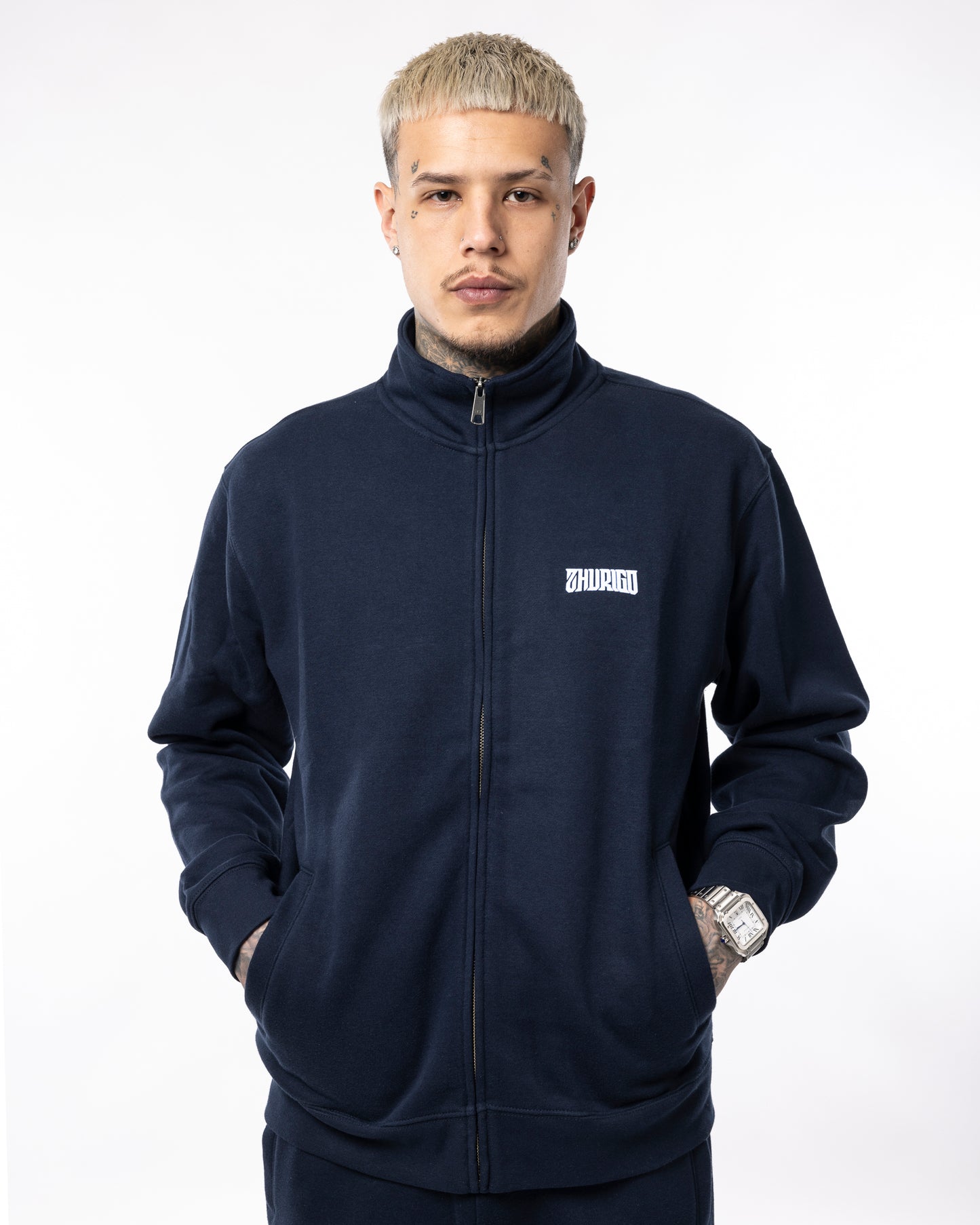 ZHURIGO Zipper Navy Blue