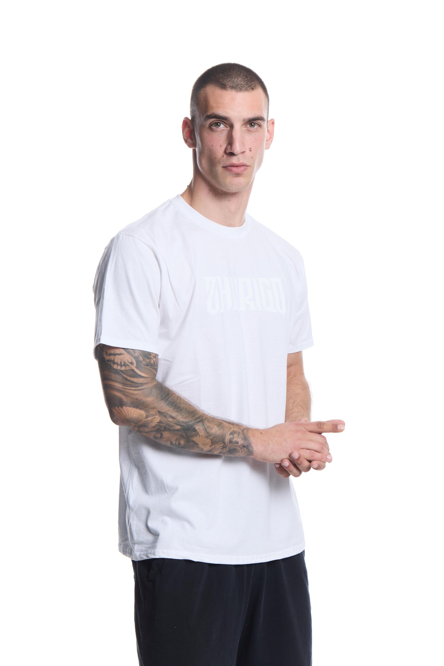 ZHURIGO Shirt White On White
