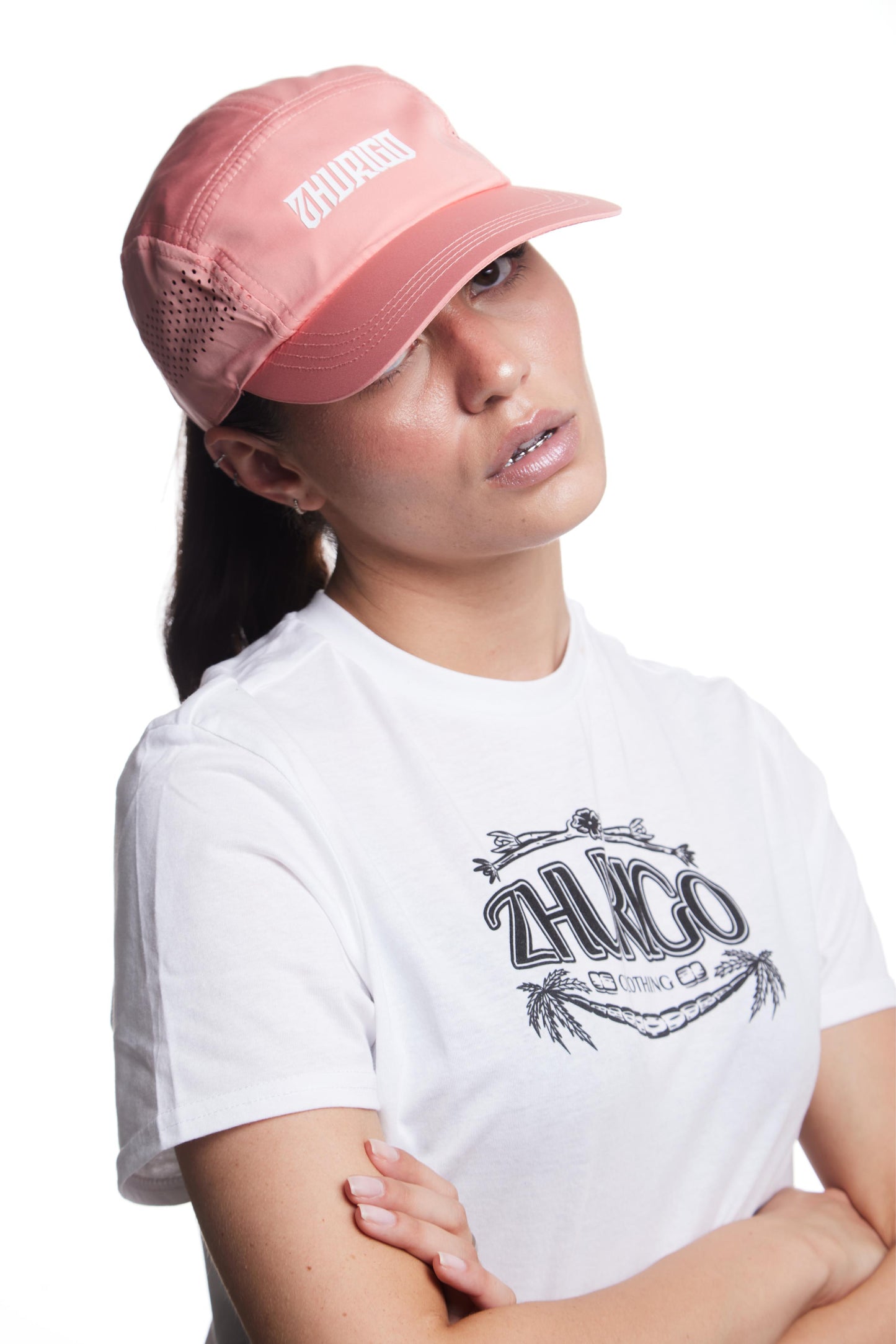 ZHURIGO Running Cap Salmon Pink